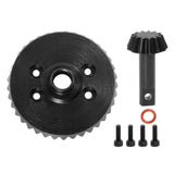 Maxbell Steel Bevel Gear Set Replace Parts Sturdy 13T-37T for RC Model Car DIY Parts