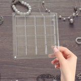 Maxbell Display Box Storage Organizer Box for Collectibles Jewelry 16 grids