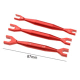 Maxbell 3 Pieces Wrench RC Car for M3 M4 M4.5 M5 M5.5 M7 Replacement for Truck red