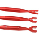 Maxbell 3 Pieces Wrench RC Car for M3 M4 M4.5 M5 M5.5 M7 Replacement for Truck red