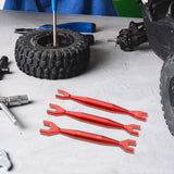 Maxbell 3 Pieces Wrench RC Car for M3 M4 M4.5 M5 M5.5 M7 Replacement for Truck red