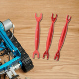 Maxbell 3 Pieces Wrench RC Car for M3 M4 M4.5 M5 M5.5 M7 Replacement for Truck red
