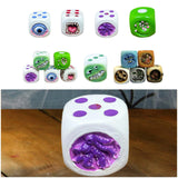 Maxbell Halloween Decoration Dice Gift Toy Prop Monster Dice for Halloween Pub Party Eye