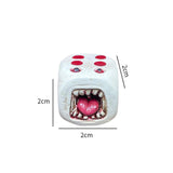 Maxbell Halloween Decoration Dice Gift Toy Prop Monster Dice for Halloween Pub Party Mouth