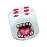 Maxbell Halloween Decoration Dice Gift Toy Prop Monster Dice for Halloween Pub Party Mouth