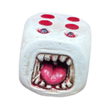 Maxbell Halloween Decoration Dice Gift Toy Prop Monster Dice for Halloween Pub Party Mouth