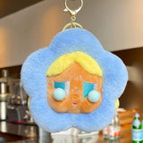 Maxbell 12 Pieces Plush Doll Keychain Flower Key Pendant for Key Year Gifts