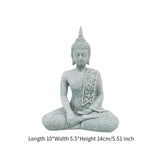 Maxbell Seated Buddha Statue Buddhism Spiritual Decor for Shops Tabletop Decorations A