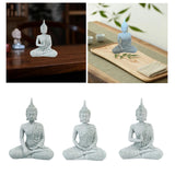 Maxbell Seated Buddha Statue Buddhism Spiritual Decor for Shops Tabletop Decorations A