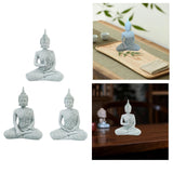 Maxbell Seated Buddha Statue Buddhism Spiritual Decor for Shops Tabletop Decorations A