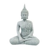 Maxbell Seated Buddha Statue Buddhism Spiritual Decor for Shops Tabletop Decorations A