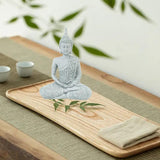 Maxbell Seated Buddha Statue Buddhism Spiritual Decor for Shops Tabletop Decorations B