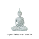 Maxbell Seated Buddha Statue Buddhism Spiritual Decor for Shops Tabletop Decorations B