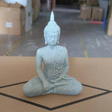 Maxbell Seated Buddha Statue Buddhism Spiritual Decor for Shops Tabletop Decorations B