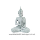 Maxbell Seated Buddha Statue Buddhism Spiritual Decor for Shops Tabletop Decorations C