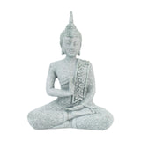 Maxbell Seated Buddha Statue Buddhism Spiritual Decor for Shops Tabletop Decorations C