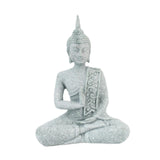 Maxbell Seated Buddha Statue Buddhism Spiritual Decor for Shops Tabletop Decorations C
