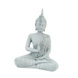 Maxbell Seated Buddha Statue Buddhism Spiritual Decor for Shops Tabletop Decorations C