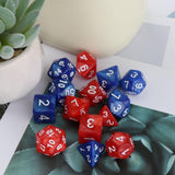 Maxbell 14 Pieces Polyhedral Dices D4-d20 for Board Game Role Playing Game Card Game Style A