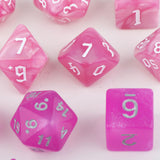 Maxbell 14 Pieces Polyhedral Dices D4-d20 for Board Game Role Playing Game Card Game Style B