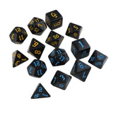 Maxbell 14 Pieces Polyhedral Dices D4-d20 for Board Game Role Playing Game Card Game Style D