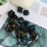 Maxbell 14 Pieces Polyhedral Dices D4-d20 for Board Game Role Playing Game Card Game Style D