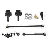 Maxbell Servo Link Rod Supply Upgrade Parts RC Steering Components for D90 MN78 1/12 black