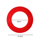 Maxbell Dart Board Wall Protector EVA Dart Surround for Game Room Office Garage Red