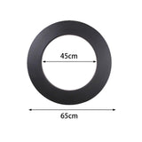 Maxbell Dart Board Surround Round Dartboard Wall Protector for Game Room Home Garage black