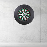 Maxbell Dart Board Surround Round Dartboard Wall Protector for Game Room Home Garage black
