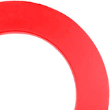 Maxbell Dart Board Surround Round Dartboard Wall Protector for Game Room Home Garage red
