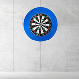 Maxbell Dart Board Surround Round Dartboard Wall Protector for Game Room Home Garage blue
