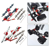 Maxbell 1:12 Scale RC Front and Rear Axle Housing Complete Axle Set for D90 MN98 D96 black