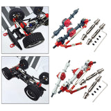 Maxbell 1:12 Scale RC Front and Rear Axle Housing Complete Axle Set for D90 MN98 D96 black