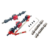 Maxbell 1:12 Scale RC Front and Rear Axle Housing Complete Axle Set for D90 MN98 D96 black