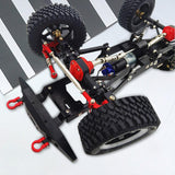 Maxbell 1:12 Scale RC Front and Rear Axle Housing Complete Axle Set for D90 MN98 D96 silver