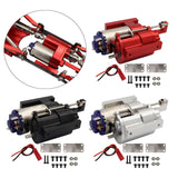 Maxbell 1:12 Scale Gearbox Upgrade Part for C24,Gas,D90 91 96 98 99S DIY Accessories red