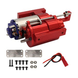 Maxbell 1:12 Scale Gearbox Upgrade Part for C24,Gas,D90 91 96 98 99S DIY Accessories red