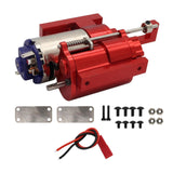 Maxbell 1:12 Scale Gearbox Upgrade Part for C24,Gas,D90 91 96 98 99S DIY Accessories red