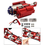 Maxbell 1:12 Scale Gearbox Upgrade Part for C24,Gas,D90 91 96 98 99S DIY Accessories red