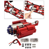 Maxbell 1:12 Scale Gearbox Upgrade Part for C24,Gas,D90 91 96 98 99S DIY Accessories red