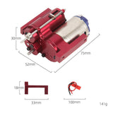 Maxbell 1:12 Scale Gearbox Upgrade Part for C24,Gas,D90 91 96 98 99S DIY Accessories red