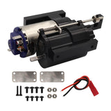 Maxbell 1:12 Scale Gearbox Upgrade Part for C24,Gas,D90 91 96 98 99S DIY Accessories black