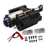 Maxbell 1:12 Scale Gearbox Upgrade Part for C24,Gas,D90 91 96 98 99S DIY Accessories black