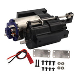 Maxbell 1:12 Scale Gearbox Upgrade Part for C24,Gas,D90 91 96 98 99S DIY Accessories black