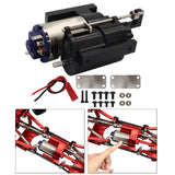 Maxbell 1:12 Scale Gearbox Upgrade Part for C24,Gas,D90 91 96 98 99S DIY Accessories black