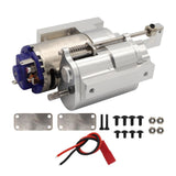 Maxbell 1:12 Scale Gearbox Upgrade Part for C24,Gas,D90 91 96 98 99S DIY Accessories silver
