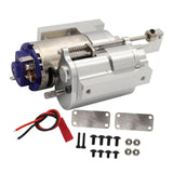 Maxbell 1:12 Scale Gearbox Upgrade Part for C24,Gas,D90 91 96 98 99S DIY Accessories silver