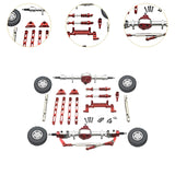 Maxbell RC Car Parts Spare Accessory Kits for MN82 LC79 MN78 1/12 Scale RC Hobby Car red