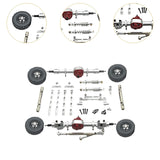 Maxbell RC Car Parts Spare Accessory Kits for MN82 LC79 MN78 1/12 Scale RC Hobby Car silver